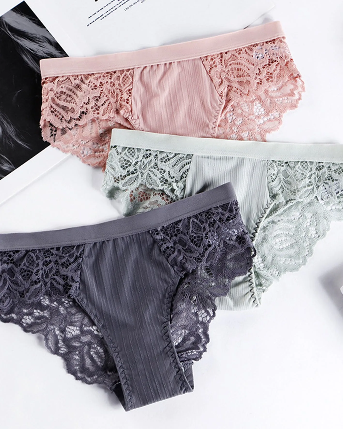 Sexy Hollow Lace Underwear