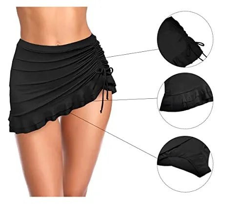 SHEKINI Swimdress with Ruffle Skirt