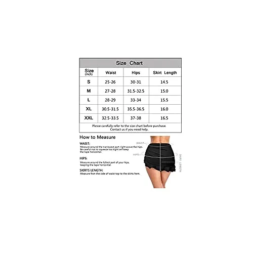 SHEKINI Swimdress with Ruffle Skirt