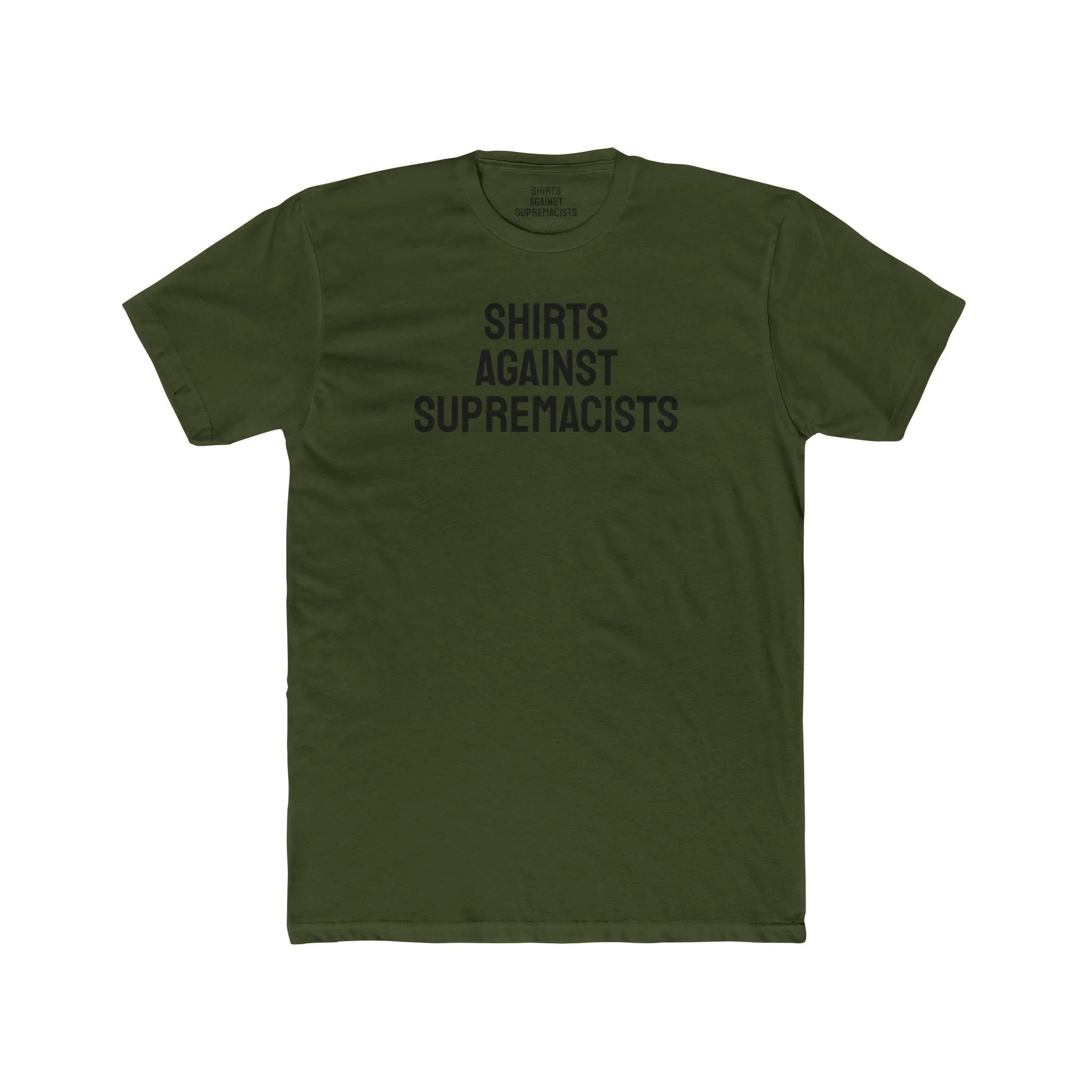 Shirts Against Supremacists - Unisex Cotton Crew Tee