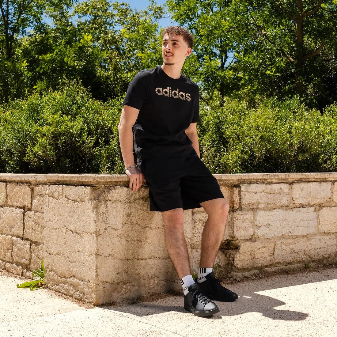 SHORT DE FITNESS SOFT TRAINING ADIDAS HOMME NOIR