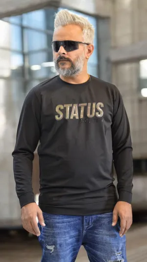 Shortcut Imported Full Sleeve Men's Regular Fit T-shirt status