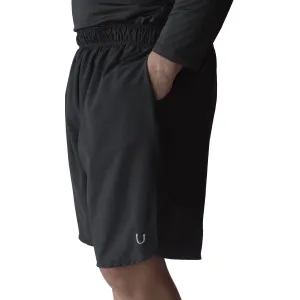 Shorts Training RULER Negro vista gris