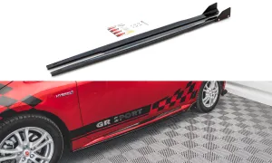 Side Skirts Diffusers V.1   Flaps Toyota Corolla GR Sport Hatchback XII
