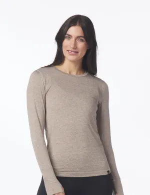 Simplicity Long Sleeve: Mocha Heather