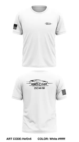 Simply Car Detailing LLC Store 1 Core Men's SS Performance Tee - Hef3v6