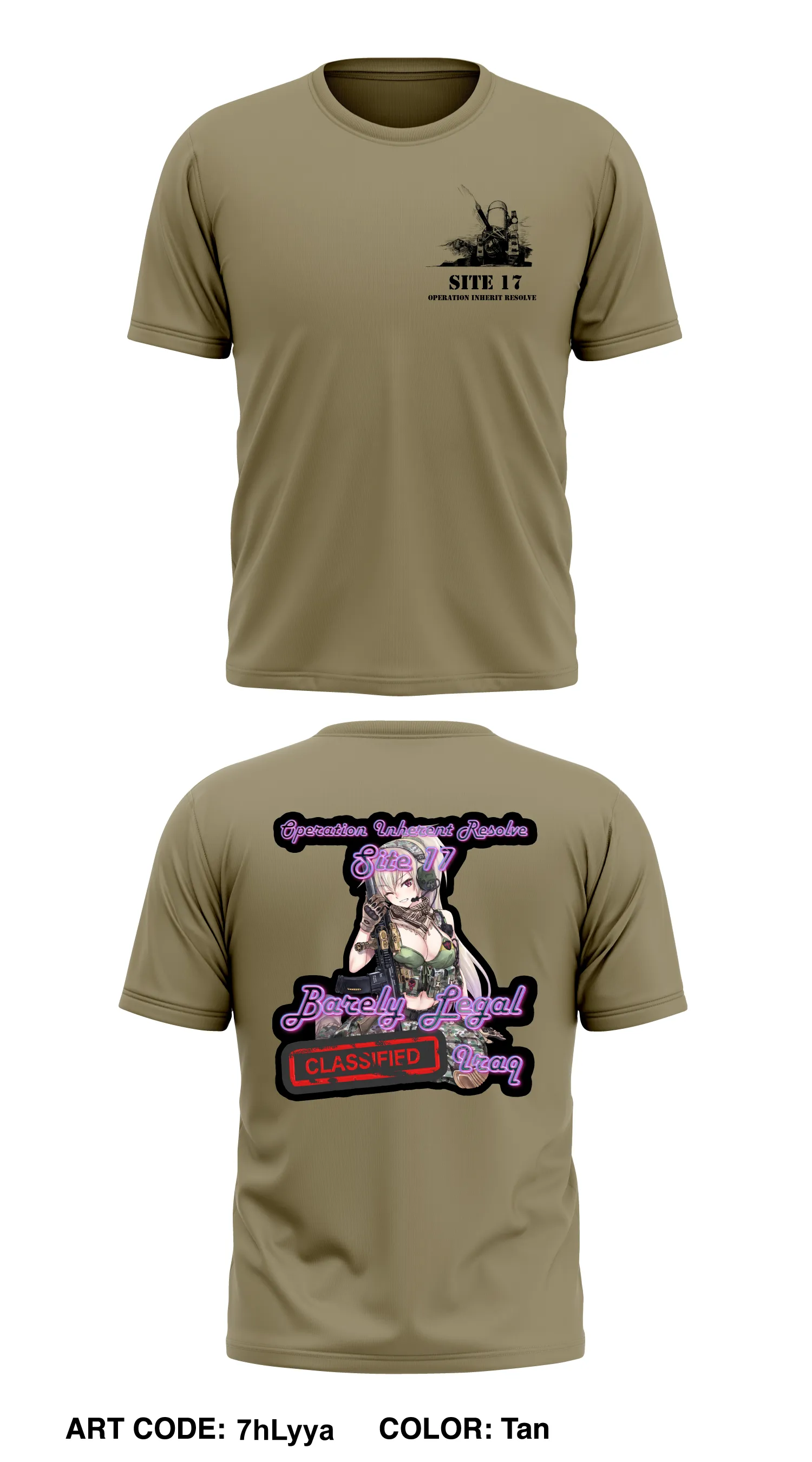 Site 17, C-RAM Core Men's SS Performance Tee - 7hLyya