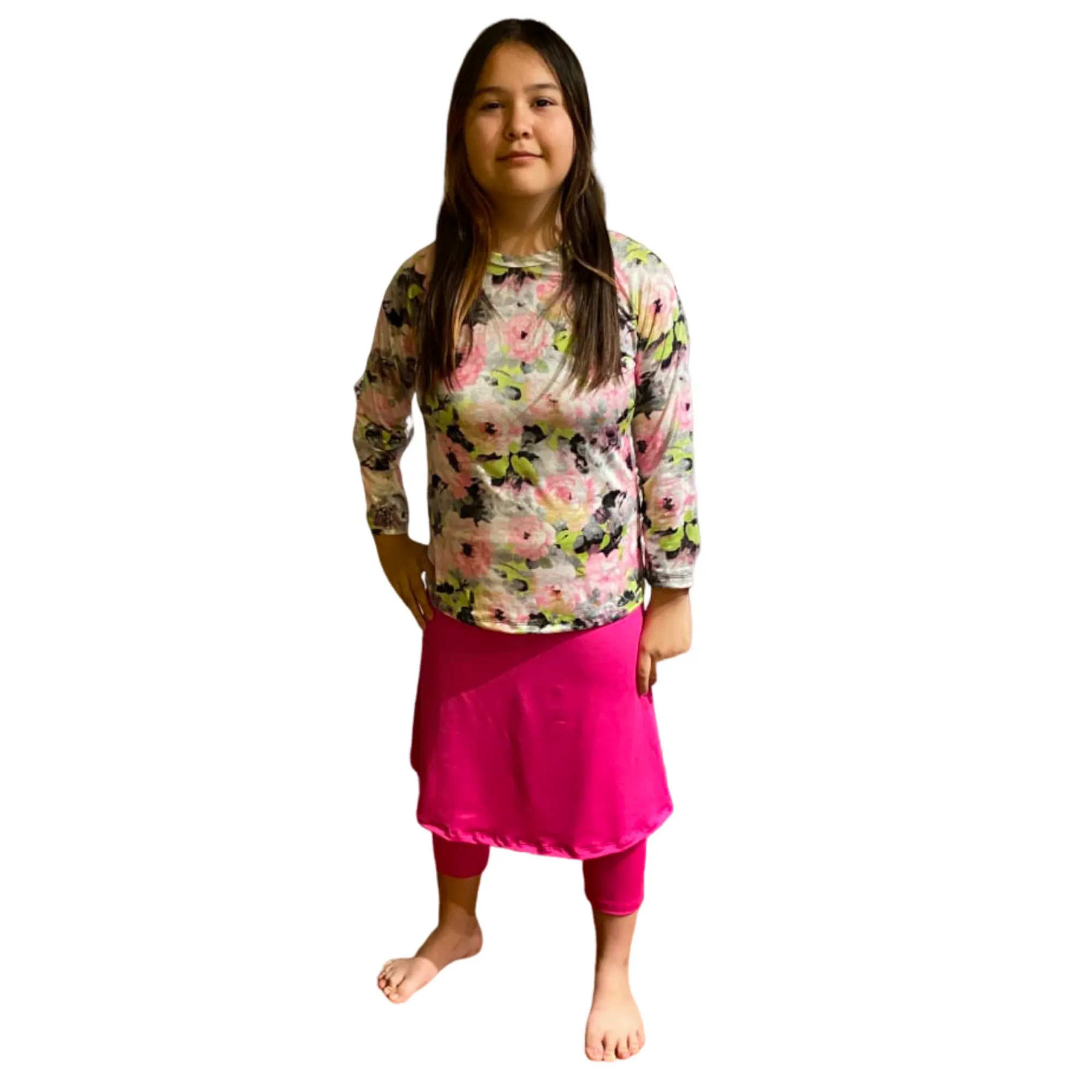 Skirts and Leggings School Uniform for Gym Class for Girls at Private School - Pink