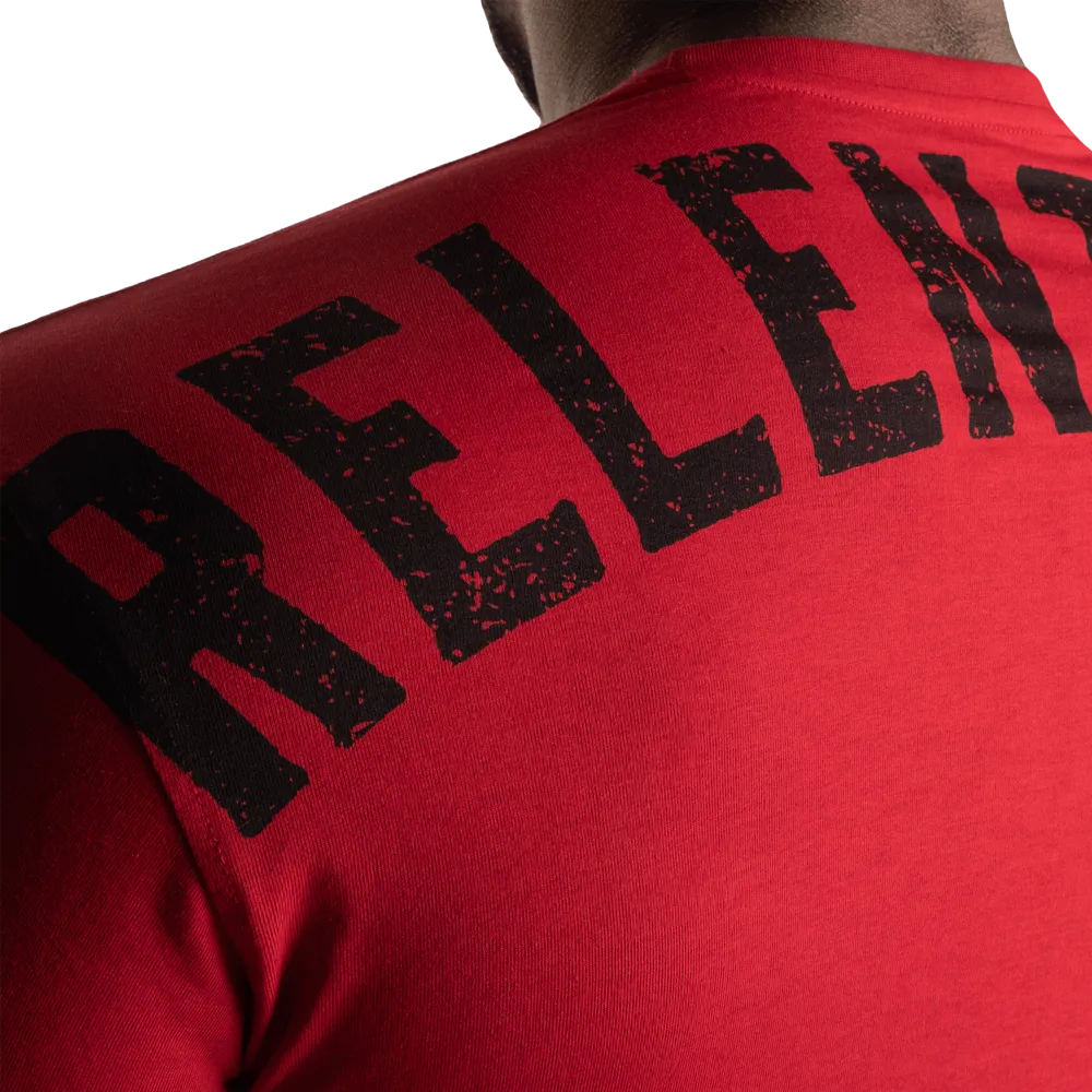 Skull Standard Tee - Chili Red Melange