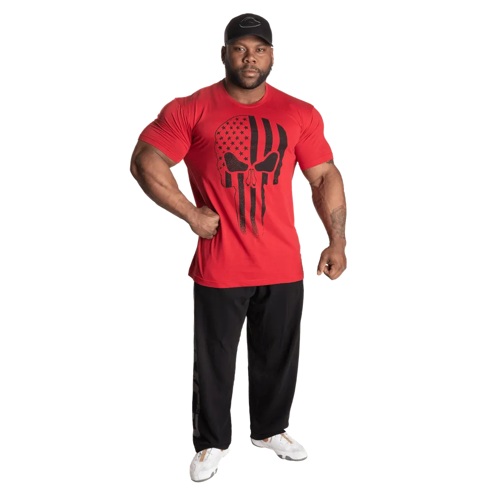 Skull Standard Tee - Chili Red Melange