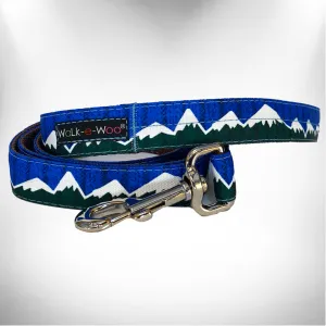 Snowcap Mountain Blue/Green Dog Leash
