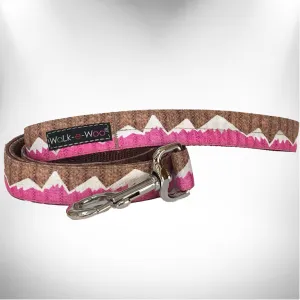 Snowcap Mountain Pink Dog Leash