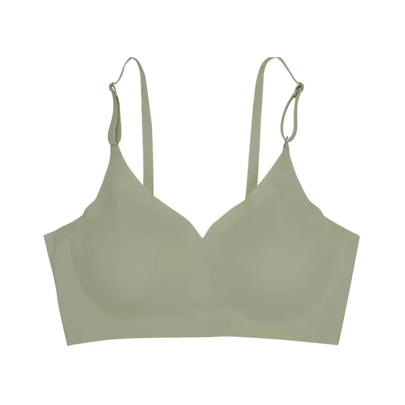 solid color breathable bralette