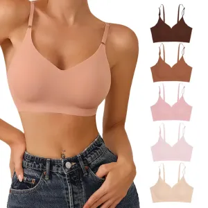 solid color breathable bralette