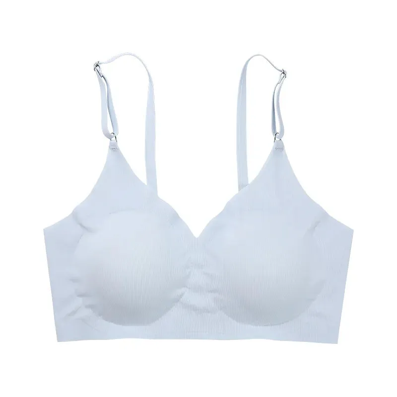 solid color breathable bralette