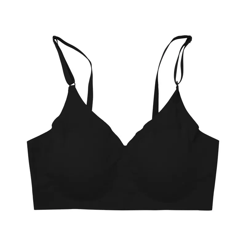 solid color breathable bralette