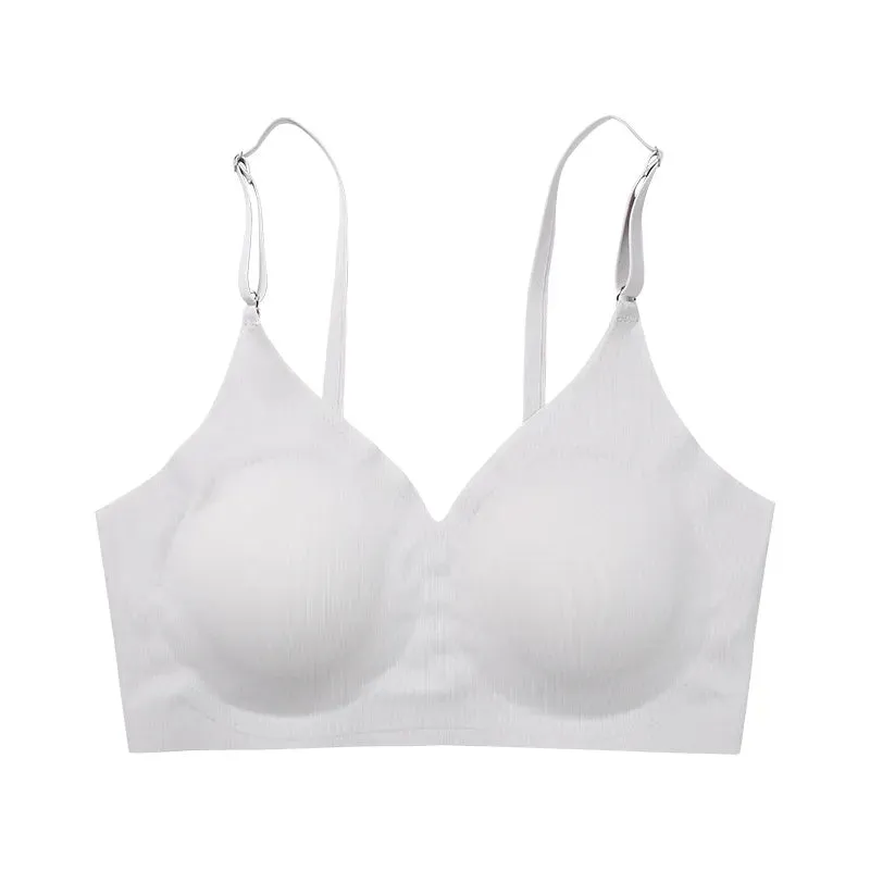 solid color breathable bralette