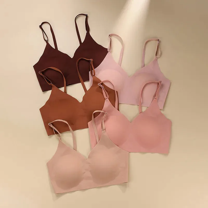 solid color breathable bralette