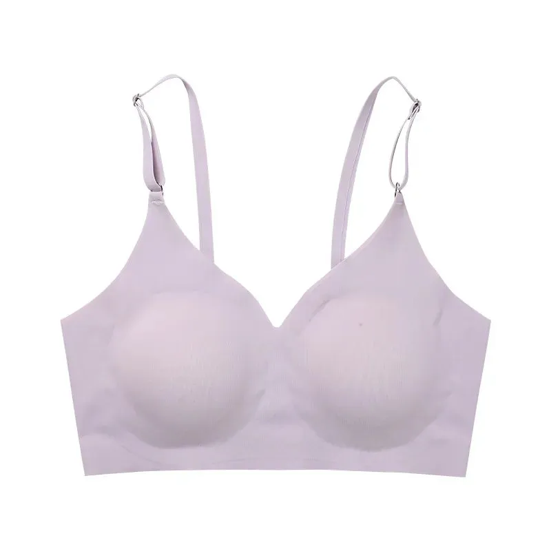 solid color breathable bralette