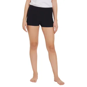 Solid Cotton Spandex Cycling Shorts