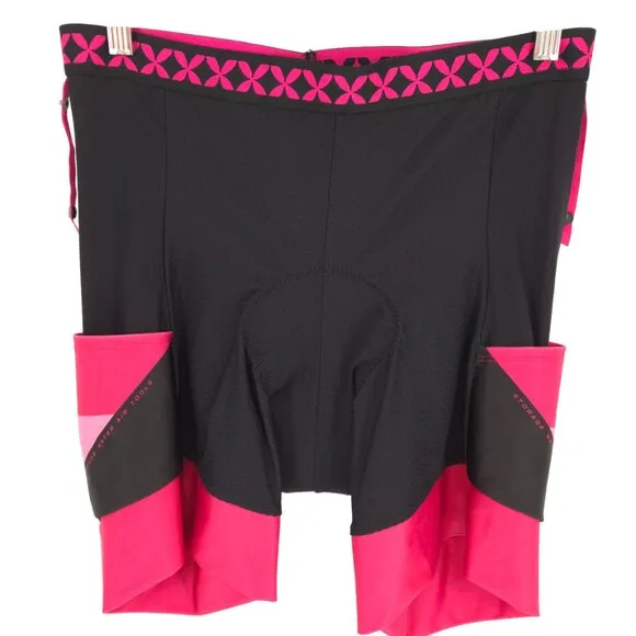 Specialized Andorra Pro Short WMN Lining Short Black Pink Padded Bike Shorts L