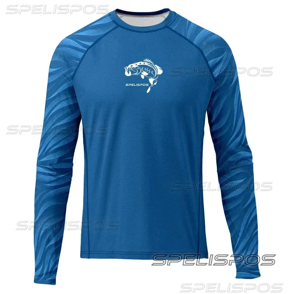 SPELISPOS Men's Long-Sleeve Fishing Shirt: Ultimate Sun Protection