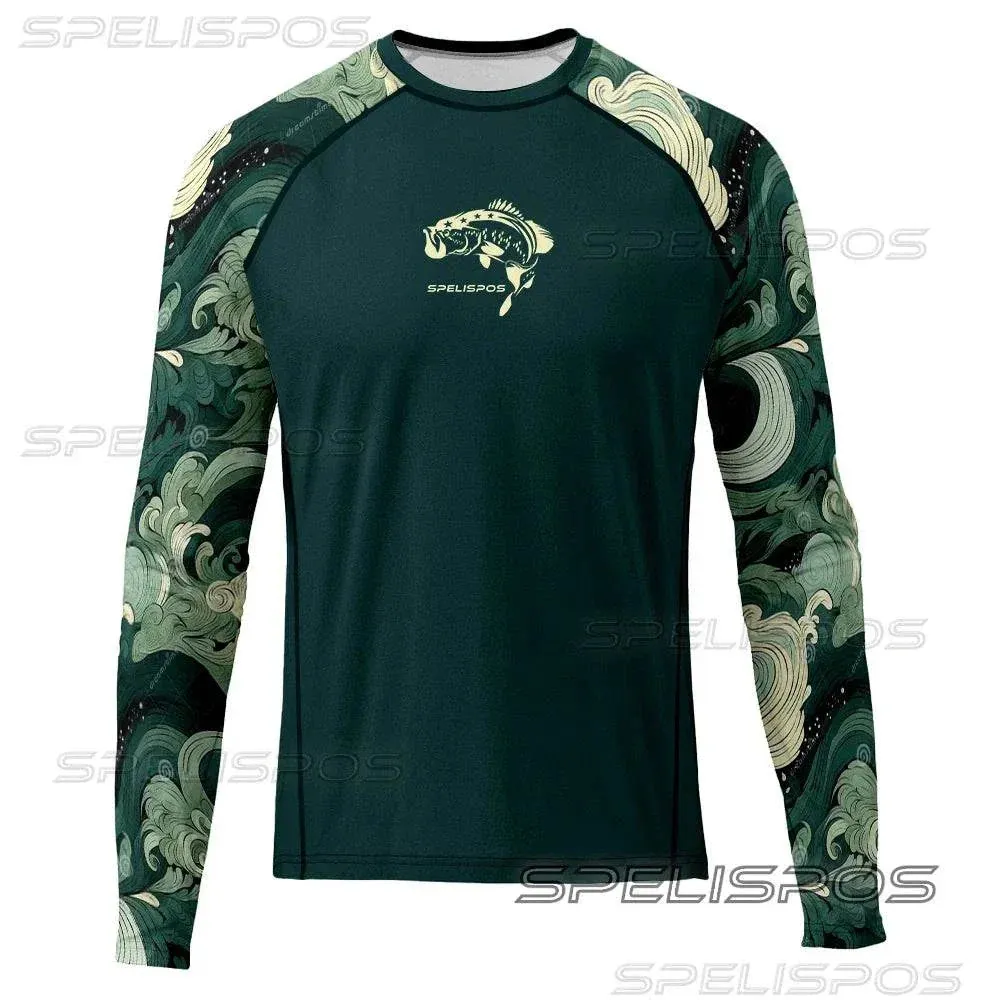 SPELISPOS Men's Long-Sleeve Fishing Shirt: Ultimate Sun Protection