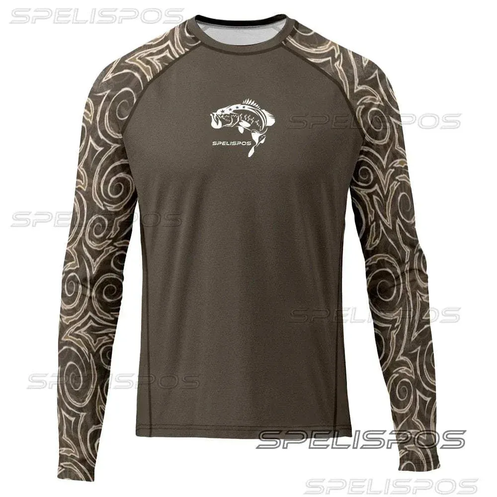 SPELISPOS Men's Long-Sleeve Fishing Shirt: Ultimate Sun Protection