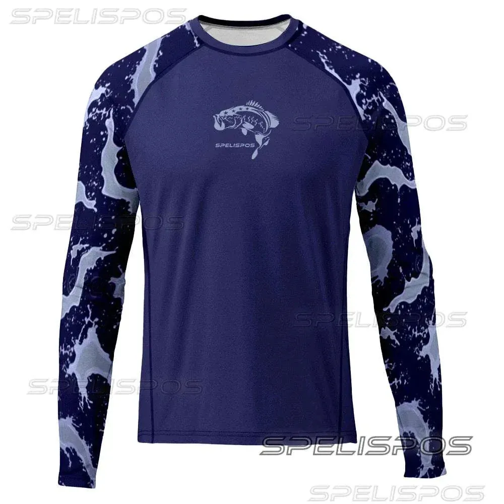 SPELISPOS Men's Long-Sleeve Fishing Shirt: Ultimate Sun Protection