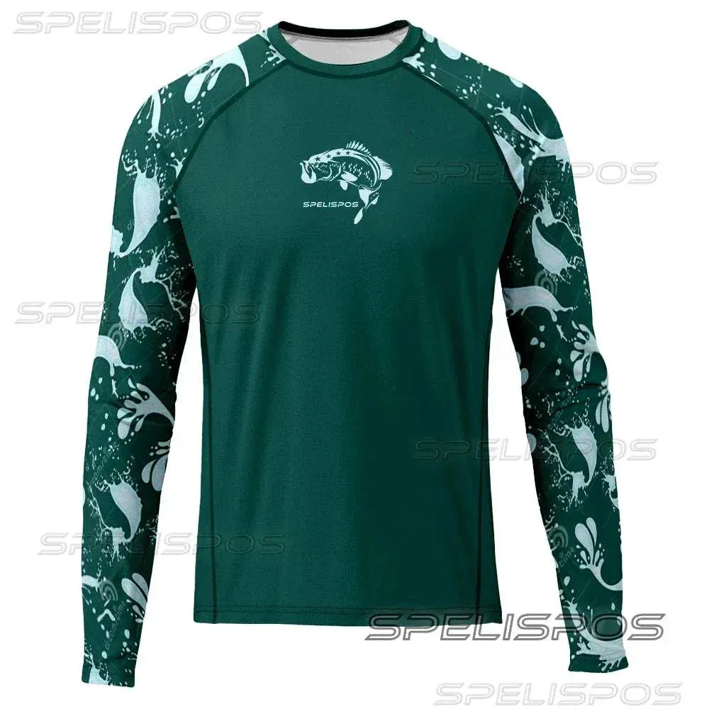 SPELISPOS Men's Long-Sleeve Fishing Shirt: Ultimate Sun Protection