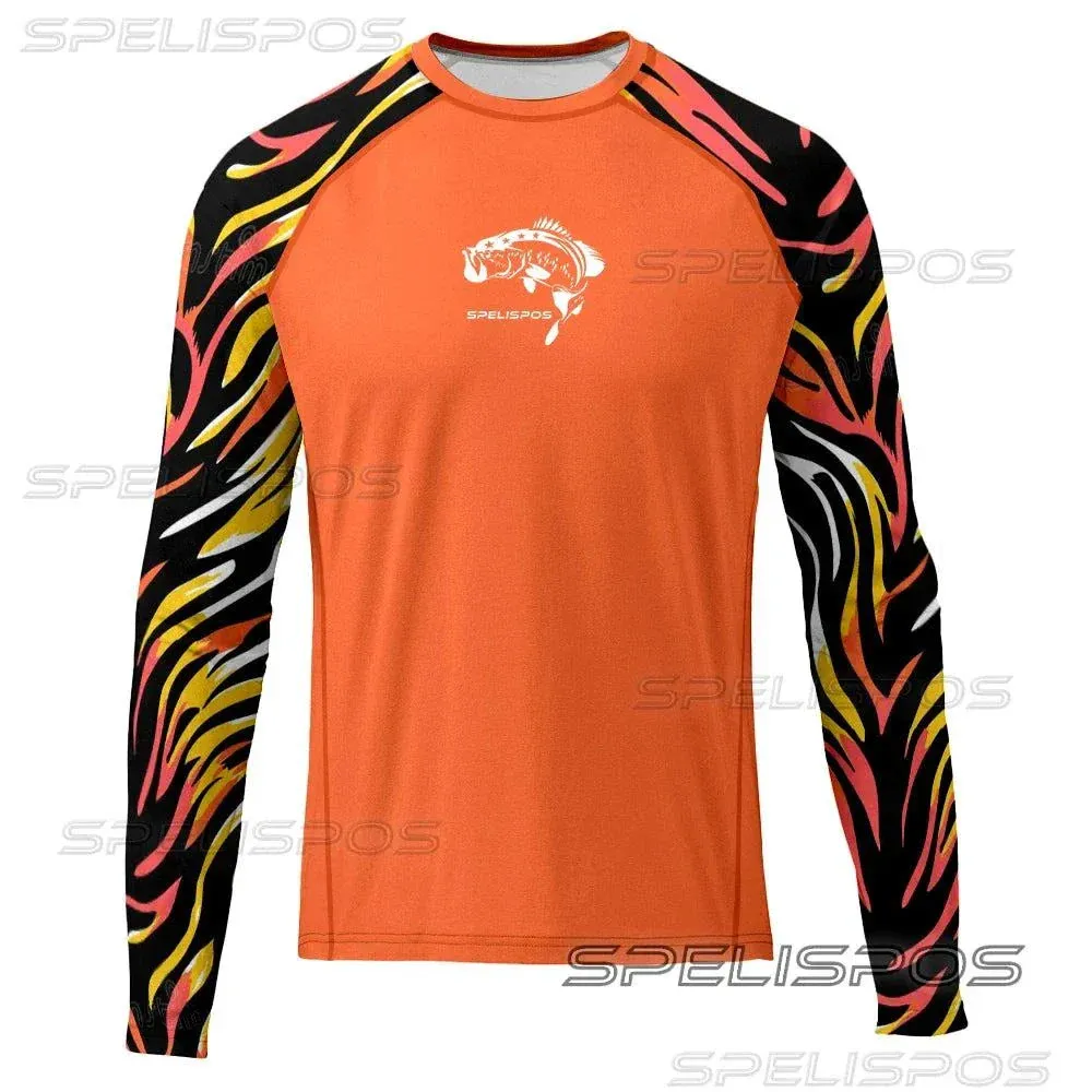 SPELISPOS Men's Long-Sleeve Fishing Shirt: Ultimate Sun Protection