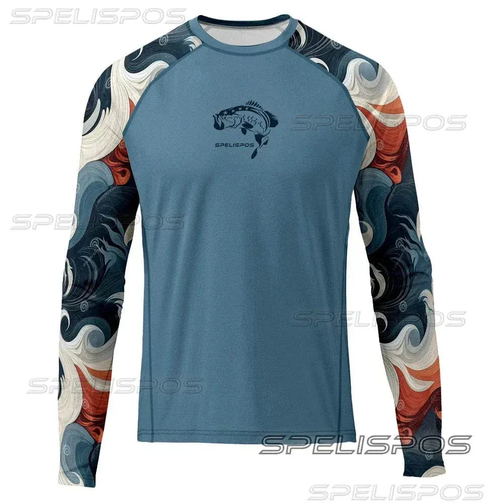 SPELISPOS Men's Long-Sleeve Fishing Shirt: Ultimate Sun Protection