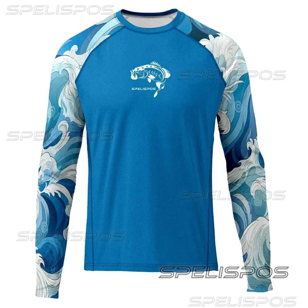 SPELISPOS Men's Long-Sleeve Fishing Shirt: Ultimate Sun Protection