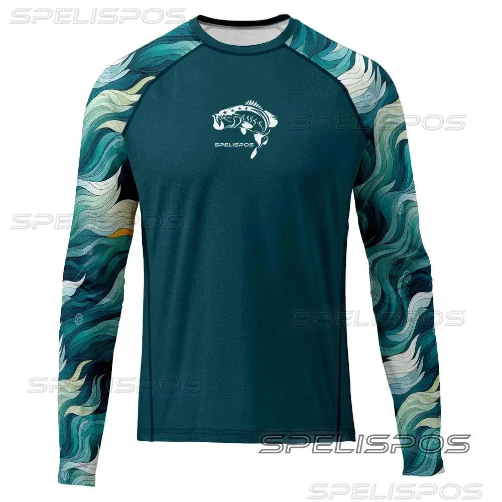SPELISPOS Men's Long-Sleeve Fishing Shirt: Ultimate Sun Protection