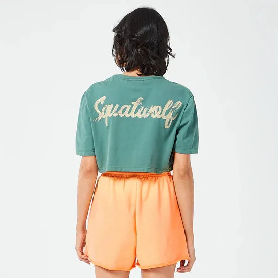 SQUATWOLF RETROGRADE CROP TEE