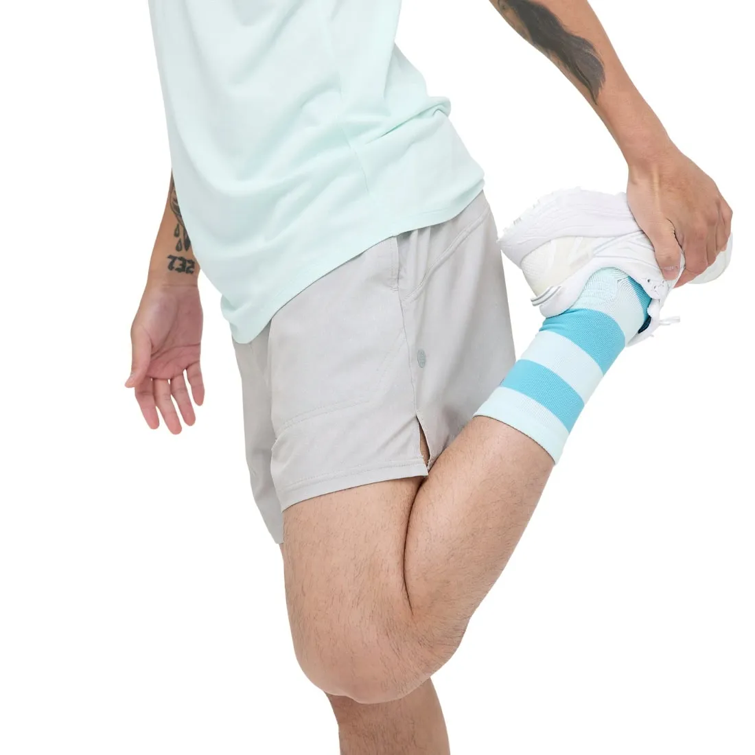 Stance Strike Run Short - String Grey
