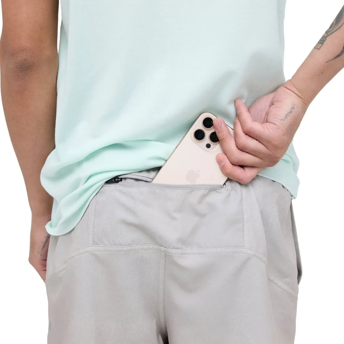 Stance Strike Run Short - String Grey