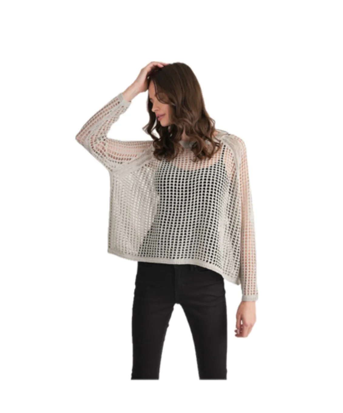 Stitch Drop Daily Mesh Sweater