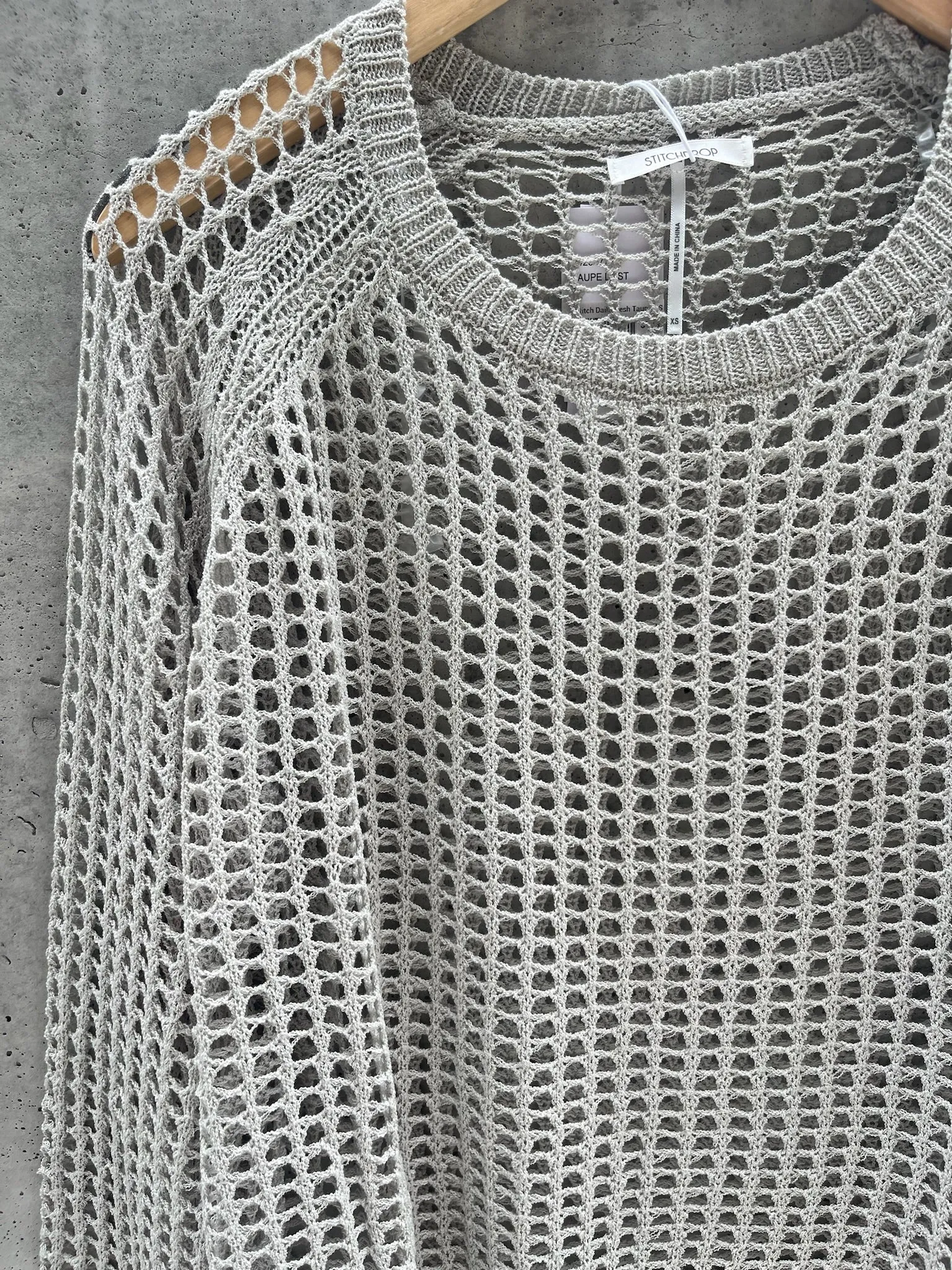 Stitch Drop Daily Mesh Sweater