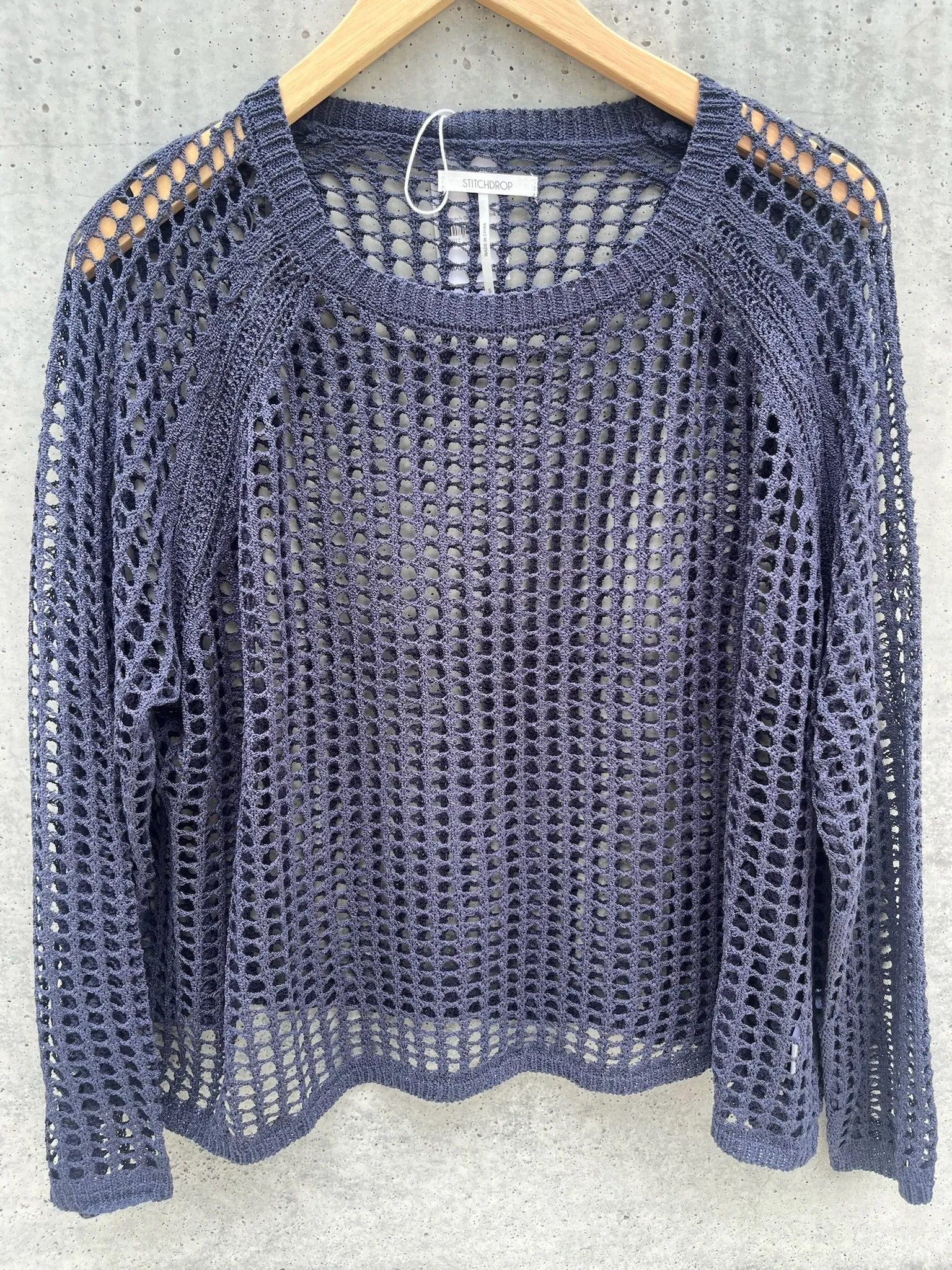Stitch Drop Daily Mesh Sweater