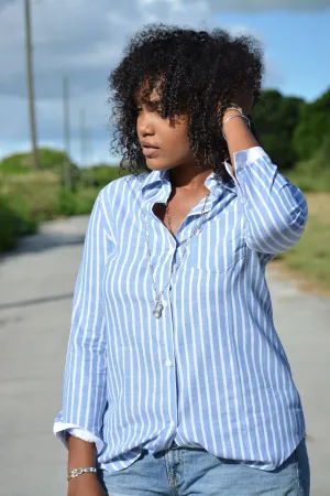 Stripe Sleeve Top