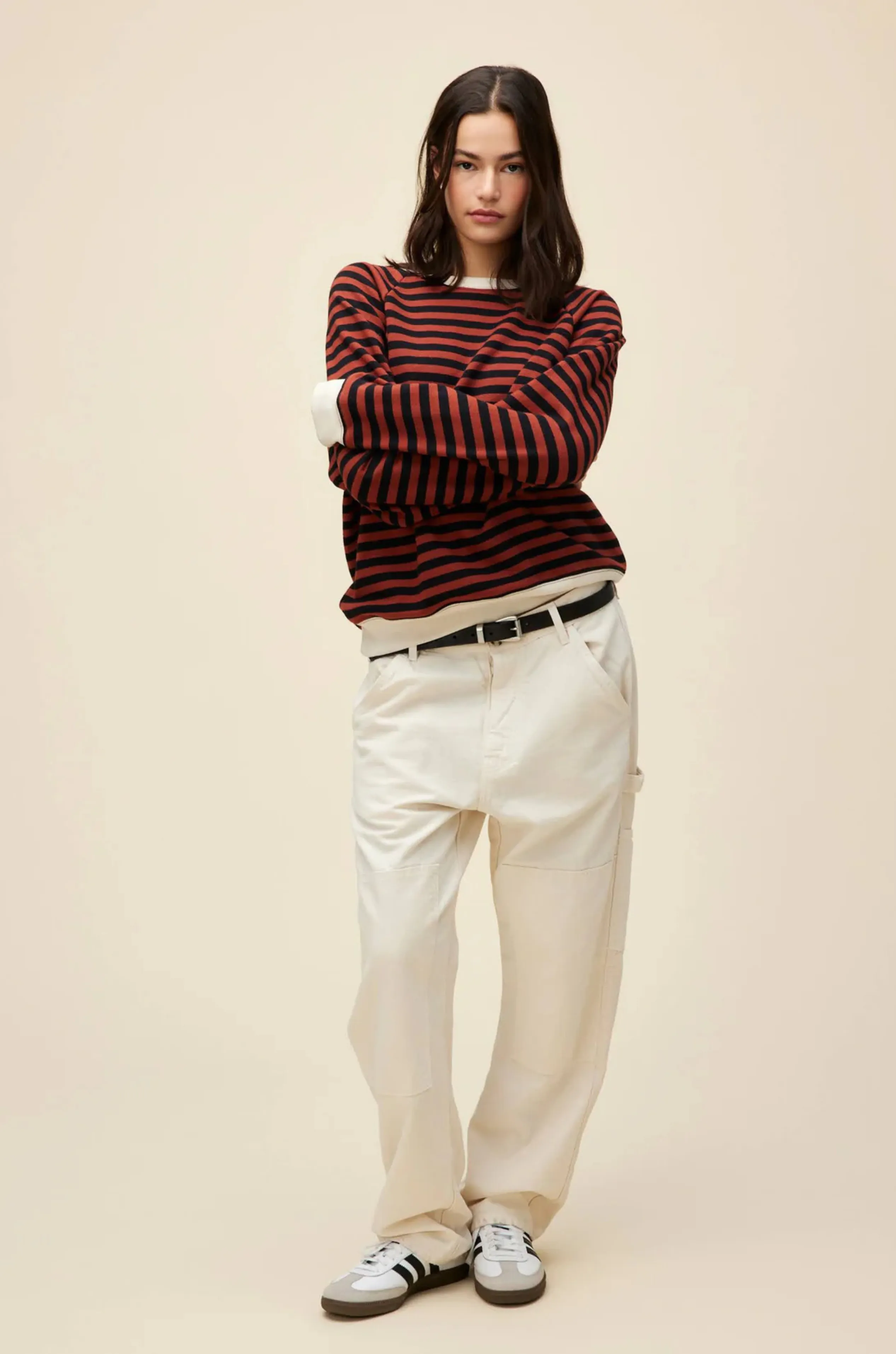 Stripe Vintage Sweatshirt by Daydreamer - FINAL SALE