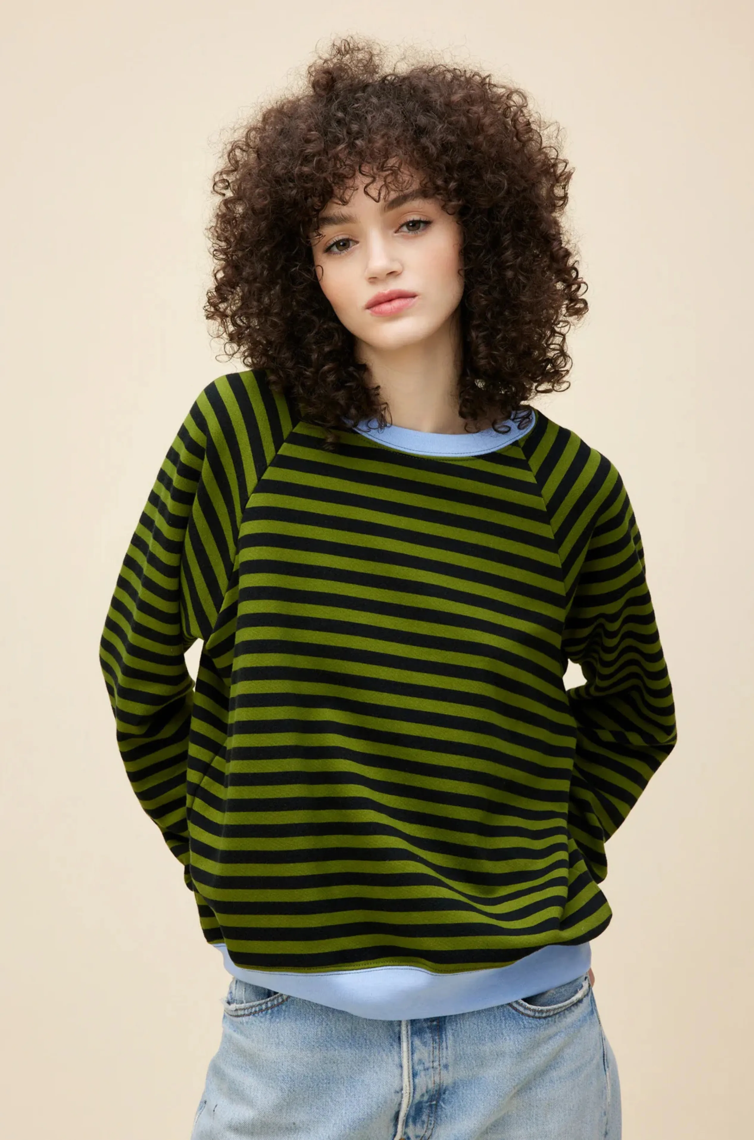 Stripe Vintage Sweatshirt by Daydreamer - FINAL SALE