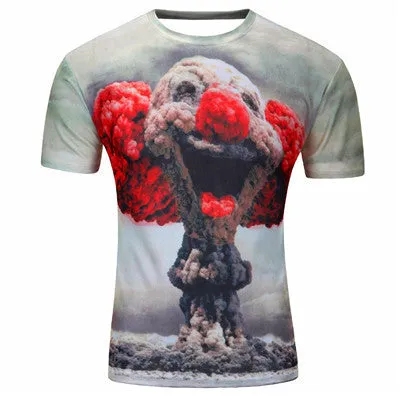 Summer Fashion Thinker Abstract Printing T-shirt Unisex Breathable Casual 3d T Shirt For Men/Women Harajuku Tee Shirt