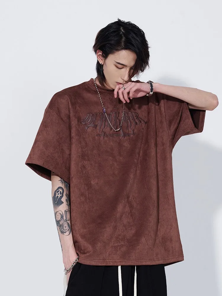 Sun Faux Suede T-Shirt
