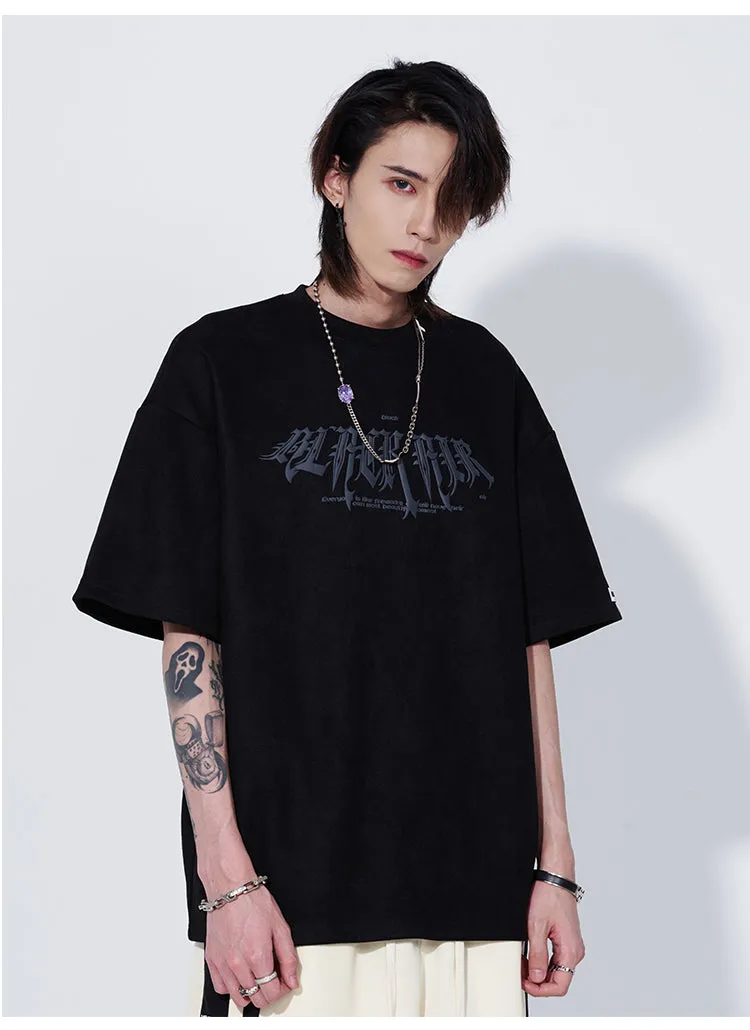 Sun Faux Suede T-Shirt