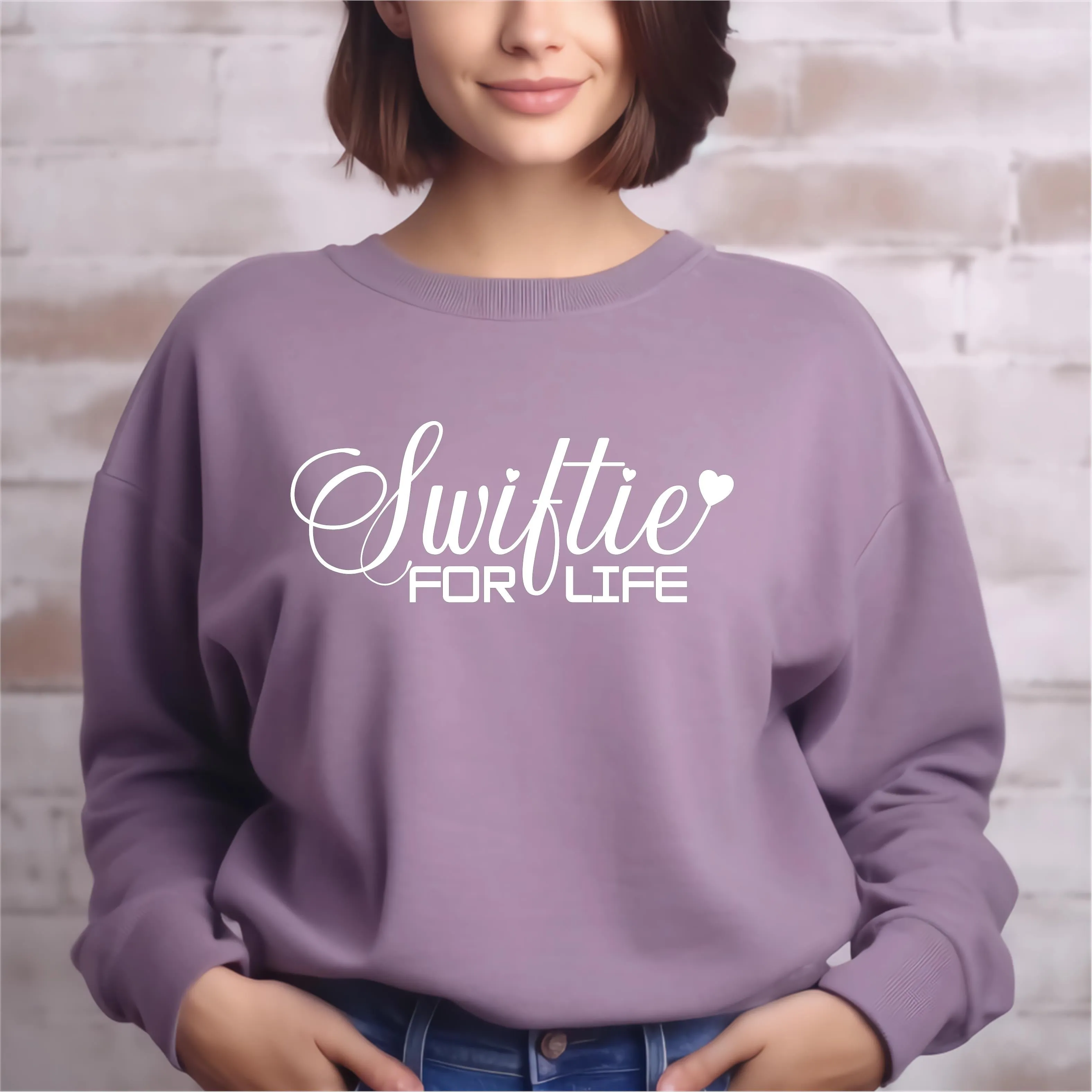 Swiftie for Life Sweatshirt | Women's Fleece | SEC Apparel