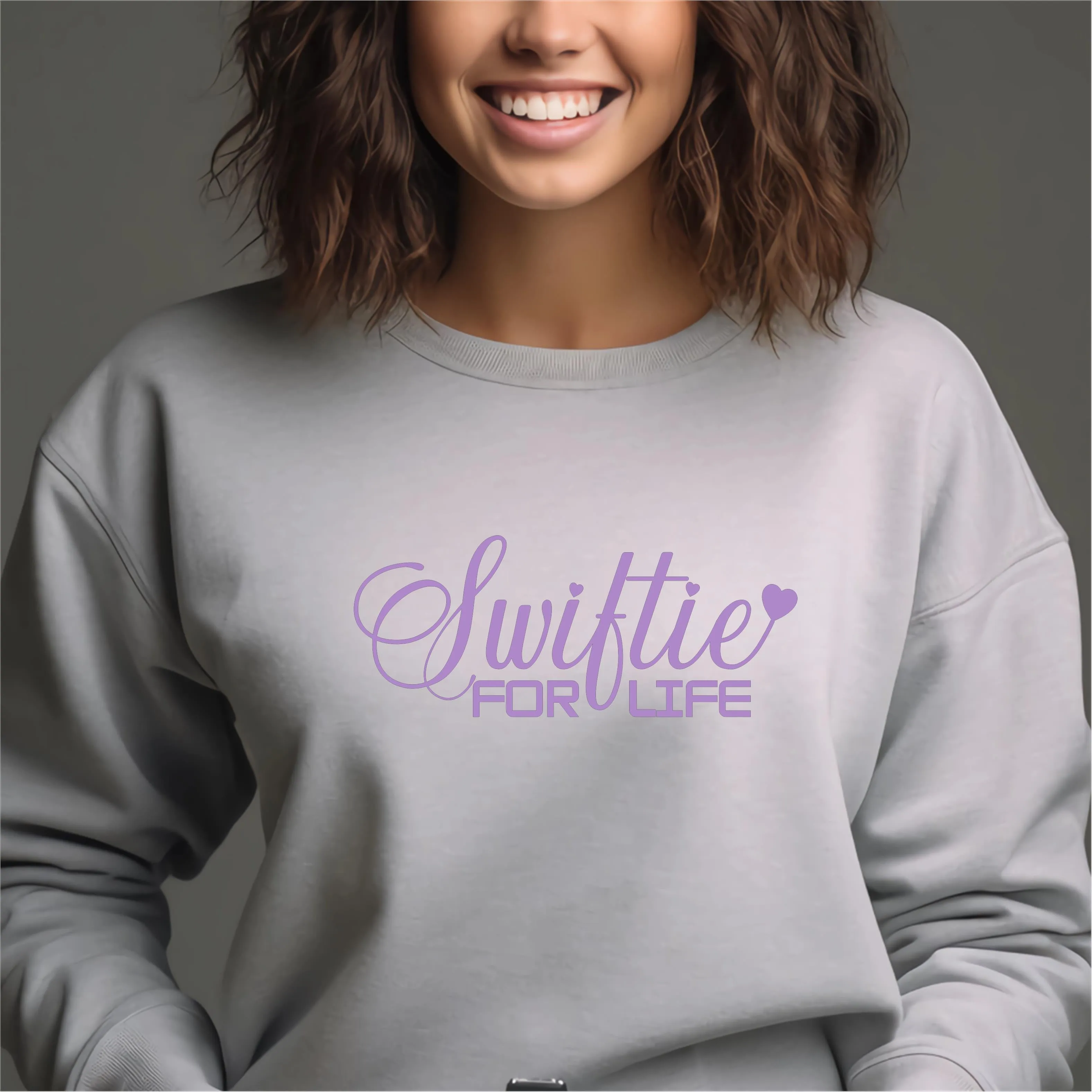 Swiftie for Life Sweatshirt | Women's Fleece | SEC Apparel