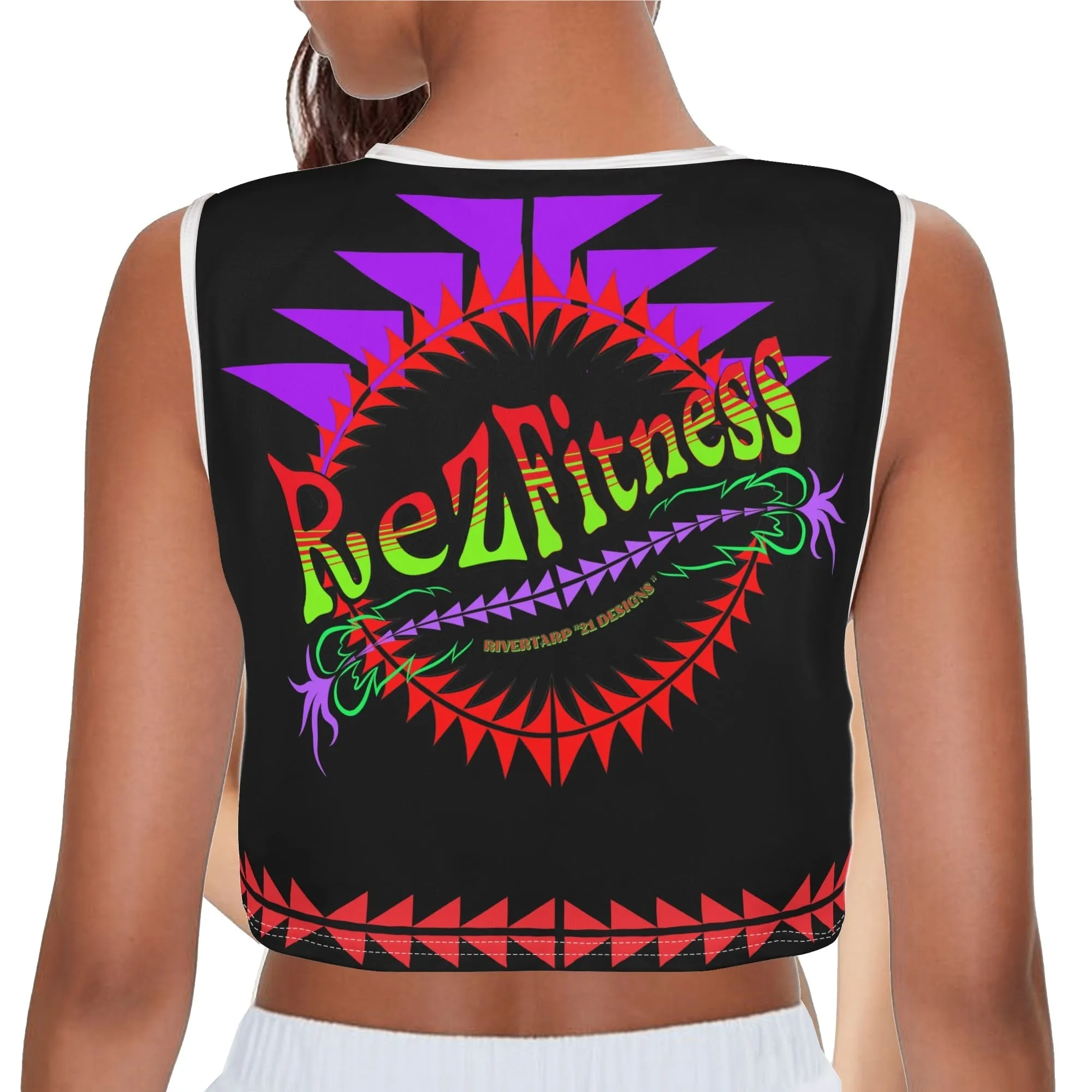 T shirt Womens Rez fitness , Sports Bra Workout Crop Tank Tops