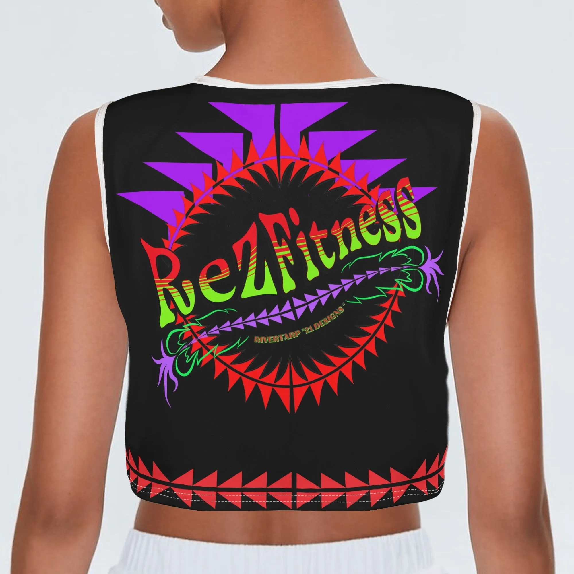 T shirt Womens Rez fitness , Sports Bra Workout Crop Tank Tops